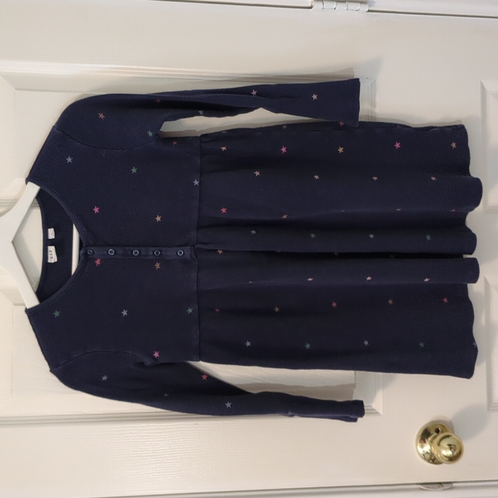 Gap kids L/S dress waffle knit size Large